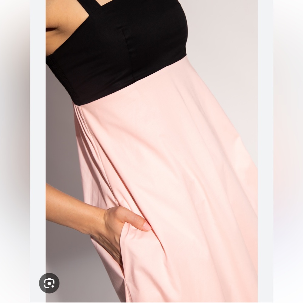 Kate Spade New York Colorblock Al Fresco Midi Dress Pink Sunlit; Size Medium - Picture 4 of 9